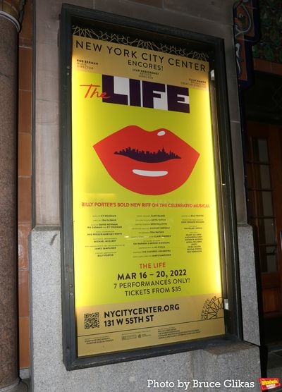 Signage at at Encores! New York City Center  Photo