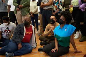 Michael R. Jackson, Jason Veasey, and Mars Rucker @ BroadwayWorld Michael R. Jackson, Jason Veasey, and Mars Rucker Photo