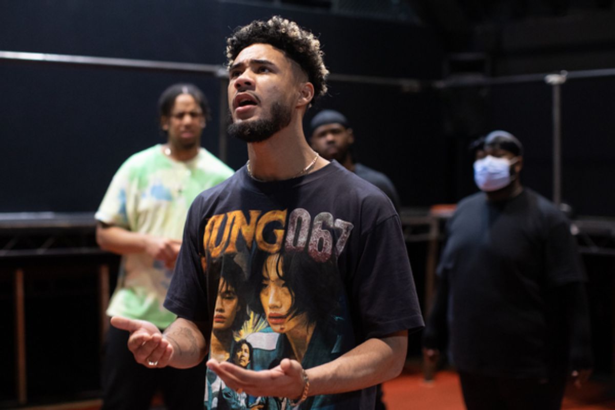 Darragh Hand & Company at Photos: Inside Rehearsal For FOR BLACK BOYS WHO HAVE CONSIDERED SUICIDE WHEN THE HUE GETS TOO HEAVY