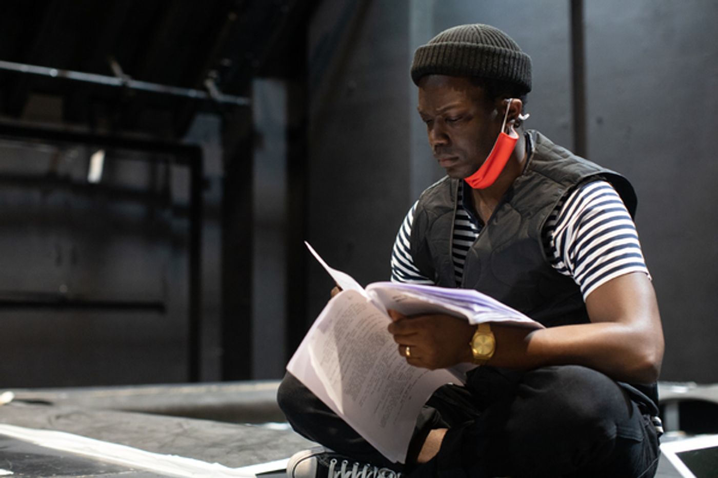 Photos: Inside Rehearsal For FOR BLACK BOYS WHO HAVE CONSIDERED SUICIDE WHEN THE HUE GETS TOO HEAVY  Image