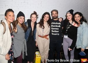 Cossandra James, Jaygee Macapugay, Grace McLean,
Philippa Soo, Lin-Manuel Miranda, Ha Photo