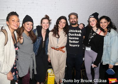 Cossandra James, Jaygee Macapugay, Grace McLean,
Philippa Soo, Lin-Manuel Miranda, Ha Photo