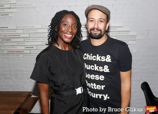 Tsilala Brock and Lin-Manuel Miranda  Photo