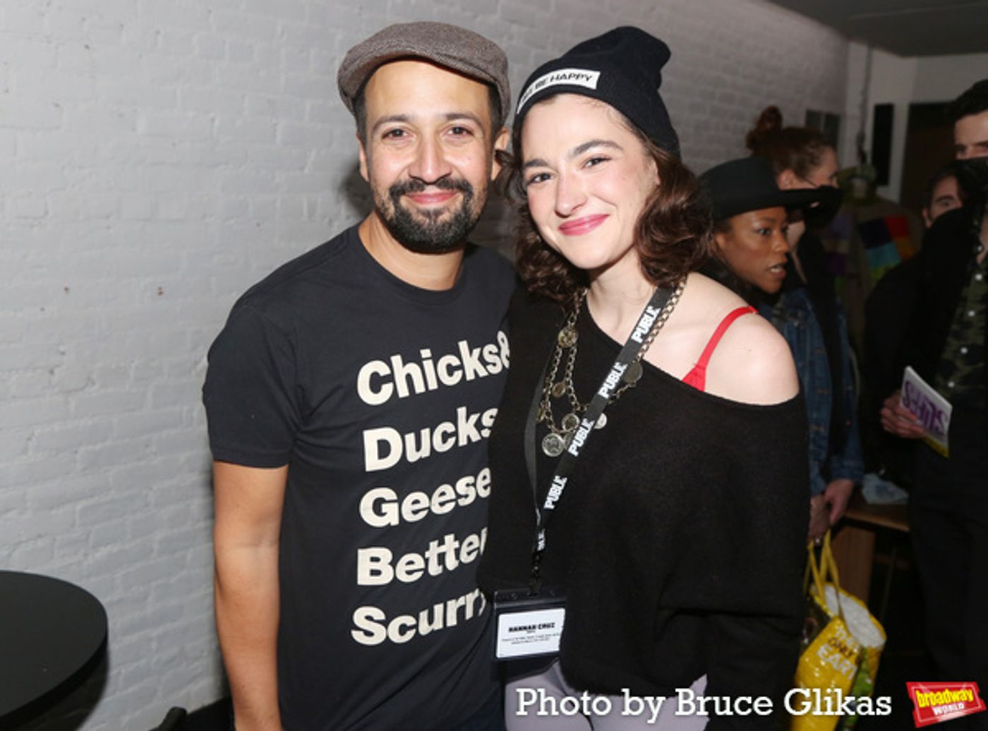 Photos: Lin-Manuel Miranda Visits SUFFS at the Public Theater Photos: Lin-Manuel Miranda Visits SUFFS at the Public Theater Image