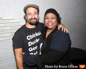 Lin-Manuel Miranda and Aisha De Haas @ BroadwayWorld Lin-Manuel Miranda and Aisha De Haas Photo