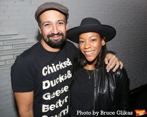 Lin-Manuel Miranda and Nikki M. James @ BroadwayWorld Lin-Manuel Miranda and Nikki M. James Photo