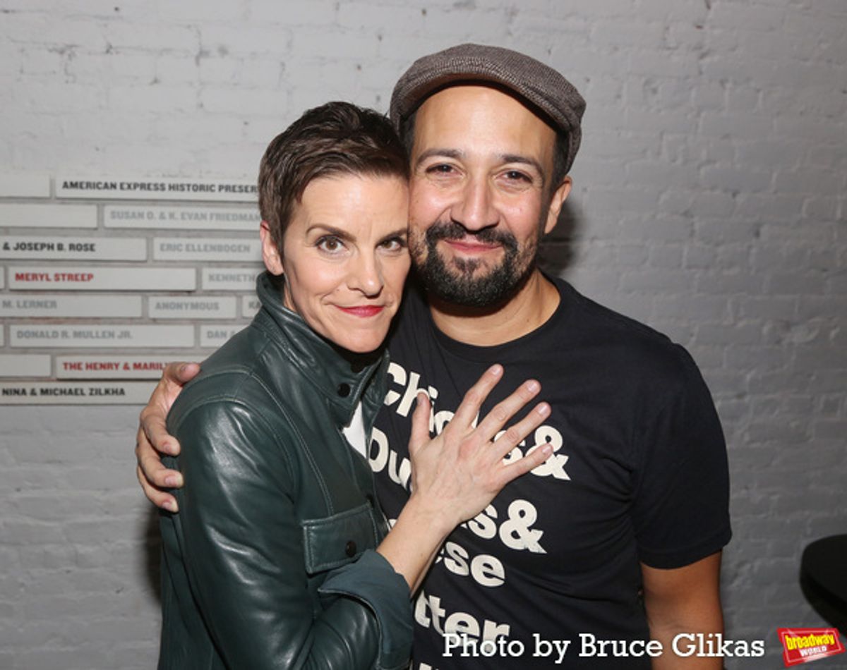 Jenn Colella and Lin-Manuel Miranda at 