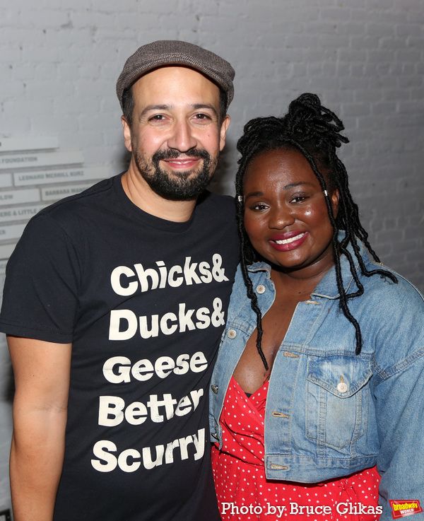 Lin-Manuel Miranda and Amina Faye  Photo