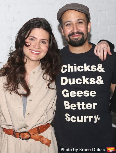 Phillipa Soo and Lin-Manuel Miranda Photo