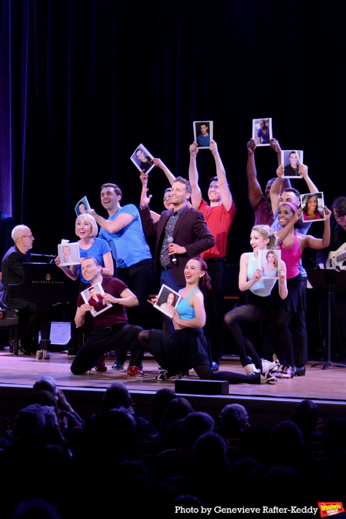 Danny Gardner with Broadway By The Year Dance Troupe that includes-Emily Applebaum, Anna Backer, Bryan Hunt, Danielle Jackman, Rashaan James II, Oren Kornblum, Chris McNiff, Michael Santomassimo. Kelly Sheehan and Christine Sienicki at 