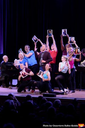 Danny Gardner with Broadway By The Year Dance Troupe that includes-Emily Applebaum, A Photo