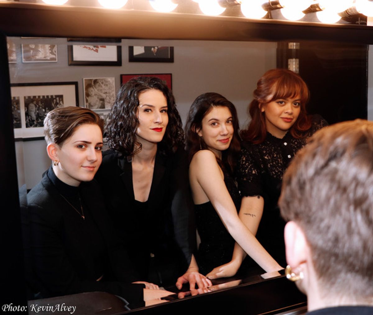 Denise Nalibotsky, Victoria Hardy-Khalil, Angie Pastor, Angela Grey at Photos: Jacob Khalil 'Most Requested' at the Birdland Theater NYC
