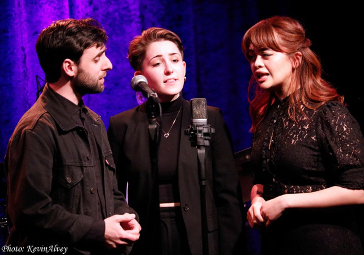 Jacob Aviner, Denise Nalibotsky, Angela Grey at Photos: Jacob Khalil 'Most Requested' at the Birdland Theater NYC
