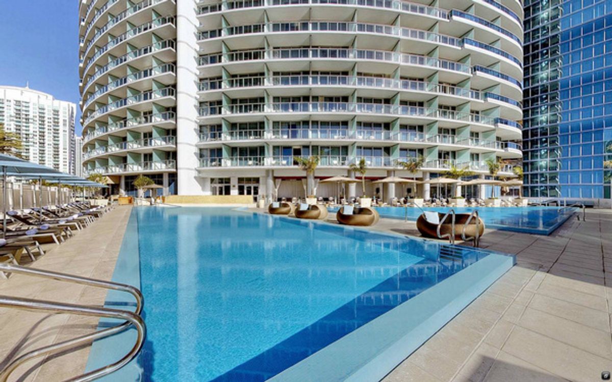 EPIC Hotel Miami Pool at Photos: Women's History Month Art Event To Honor Eco-Feminist Artist Mira Lehr At The Kimpton EPIC Hotel Miami