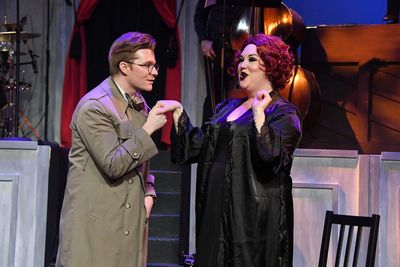 Cliff (Dakota James) & Fraulein Kost (Liz Woodcock Krus) Photo