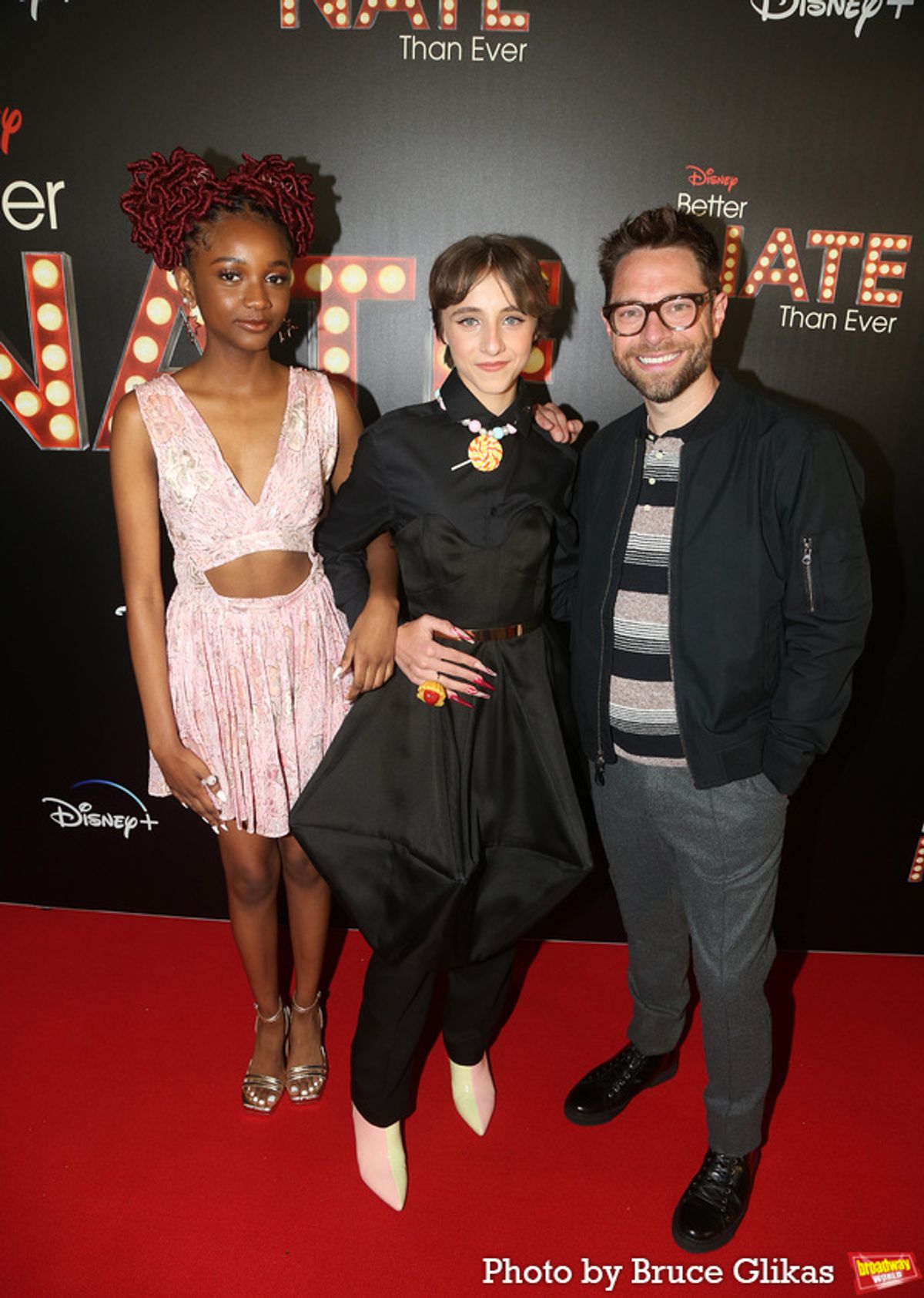 Aria Brooks, Rueby Wood and Tim Federle at 