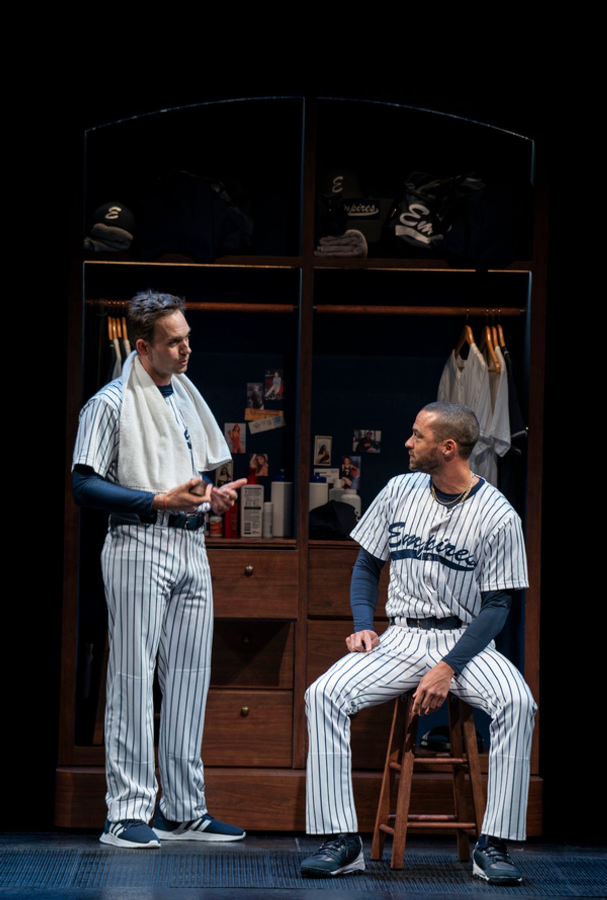 Patrick J. Adams and Jesse Williams at 