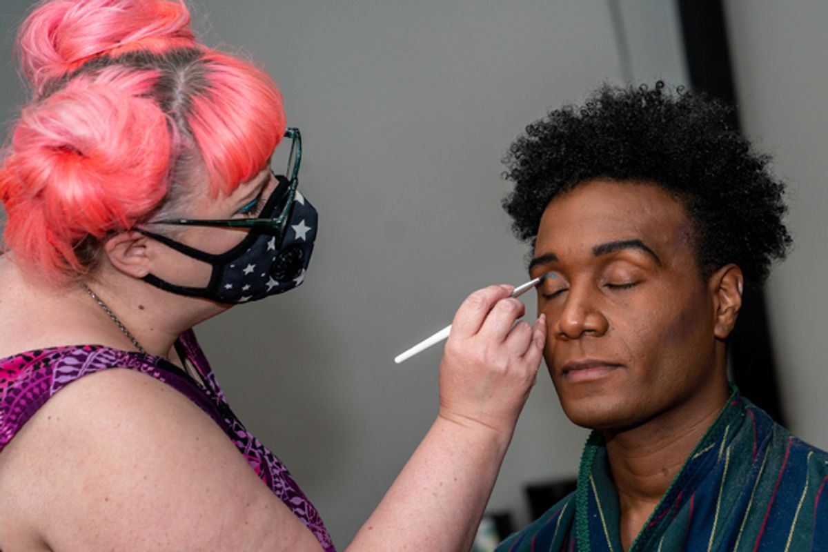 Cecil Washington Jr at Photos: First Look at Cecil Washington Jr. as Frank-N-Furter in THE ROCKY HORROR SHOW at ZACH Theatre