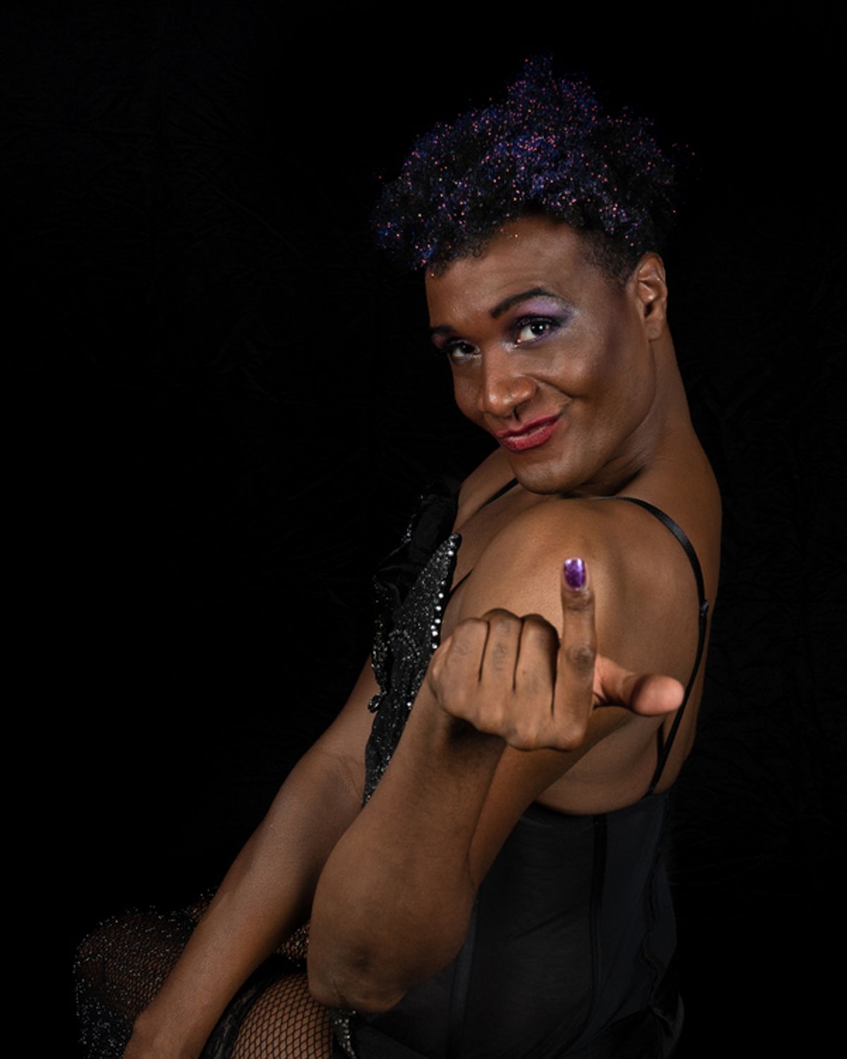 Cecil Washington Jr at Photos: First Look at Cecil Washington Jr. as Frank-N-Furter in THE ROCKY HORROR SHOW at ZACH Theatre