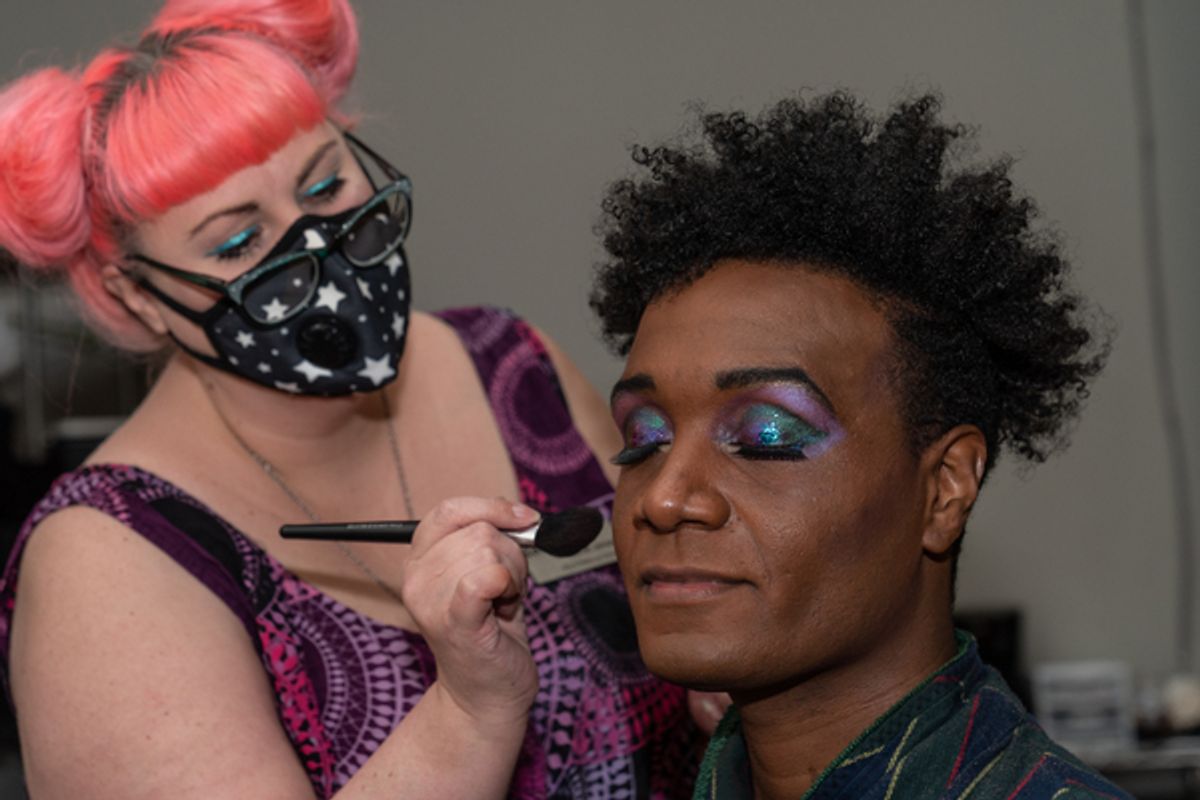 Cecil Washington Jr at Photos: First Look at Cecil Washington Jr. as Frank-N-Furter in THE ROCKY HORROR SHOW at ZACH Theatre