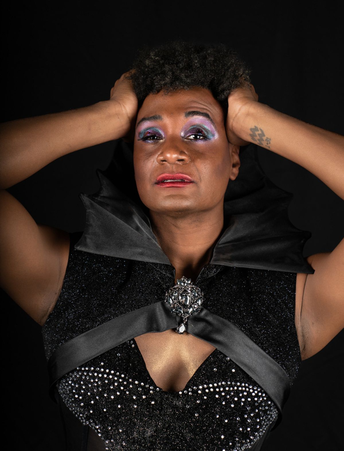 Cecil Washington Jr at Photos: First Look at Cecil Washington Jr. as Frank-N-Furter in THE ROCKY HORROR SHOW at ZACH Theatre