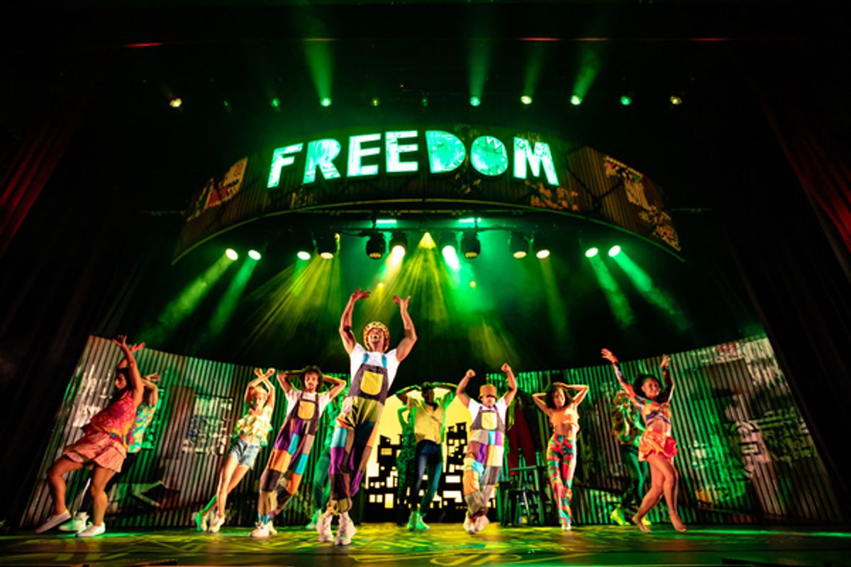 Johannes Radebe and company at Photos: First Look at JOHANNES RADEBE: FREEDOM