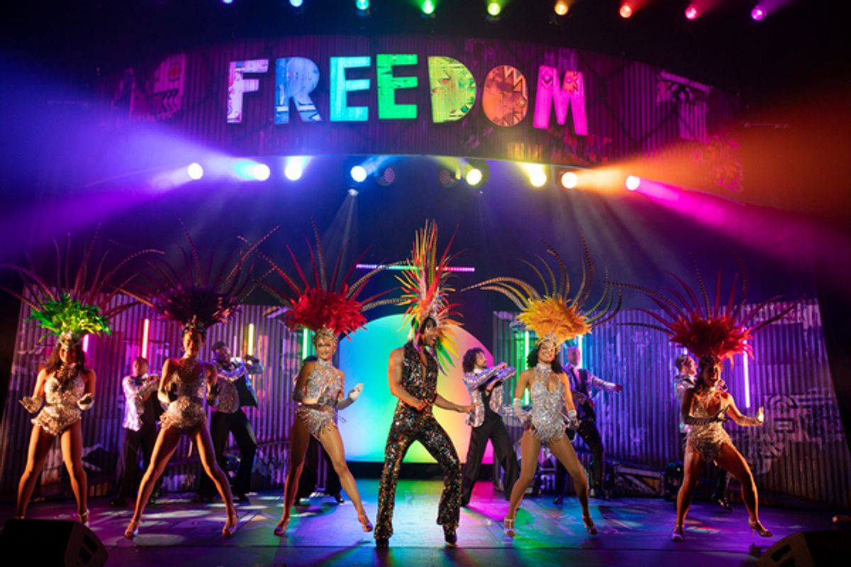 Johannes Radebe and company at Photos: First Look at JOHANNES RADEBE: FREEDOM