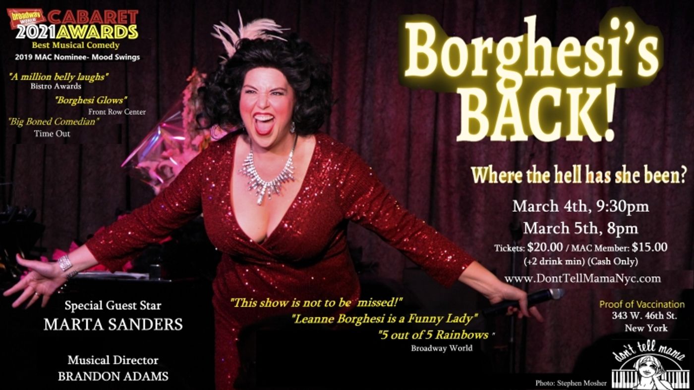 Interview: Catching Up With BORGHESI'S BACK! Creator and Performer Leanne Borghesi  Image