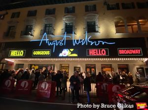 Signage at The August Wilson Theater @ BroadwayWorld Signage at The August Wilson Theater Photo