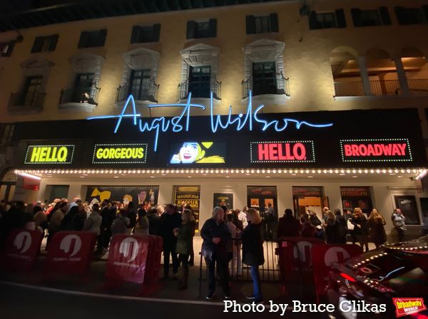Signage at The August Wilson Theater Photo
