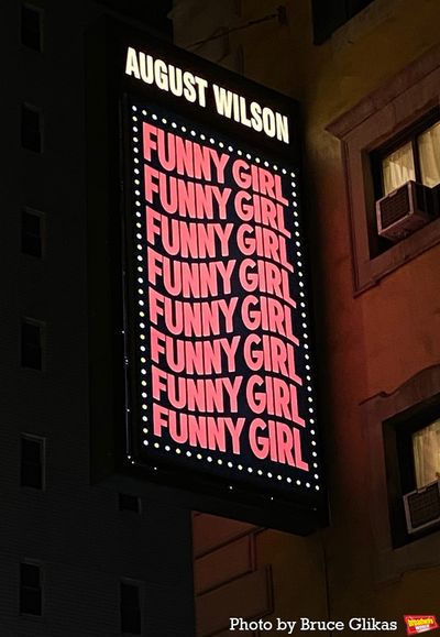 Signage at The August Wilson Theater Photo