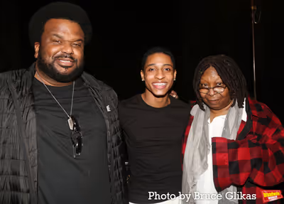 Craig Robinson, Myles Frost and Whoopi Goldberg  Photo