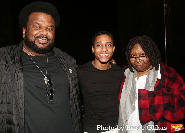 Craig Robinson, Myles Frost and Whoopi Goldberg  Photo