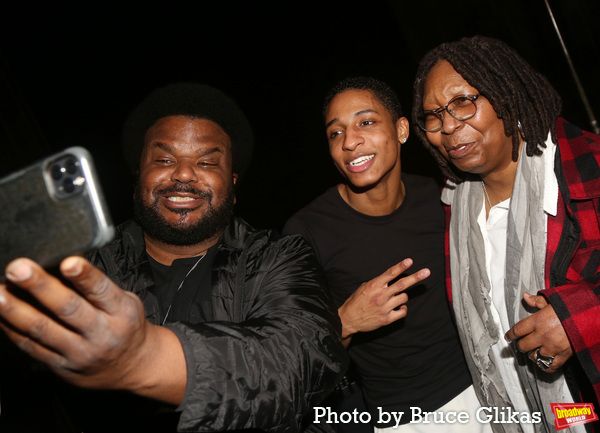 Craig Robinson, Myles Frost and Whoopi Goldberg  Photo