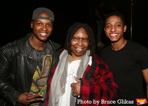 Aramie Payton, Whoopi Goldberg and Myles Frost Photo