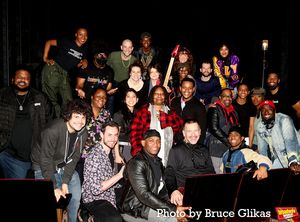 Craig Robinson and Whoopi Goldberg pose with The Cast of MJ @ BroadwayWorld Craig Robinson and Whoopi Goldberg pose with The Cast of MJ Photo