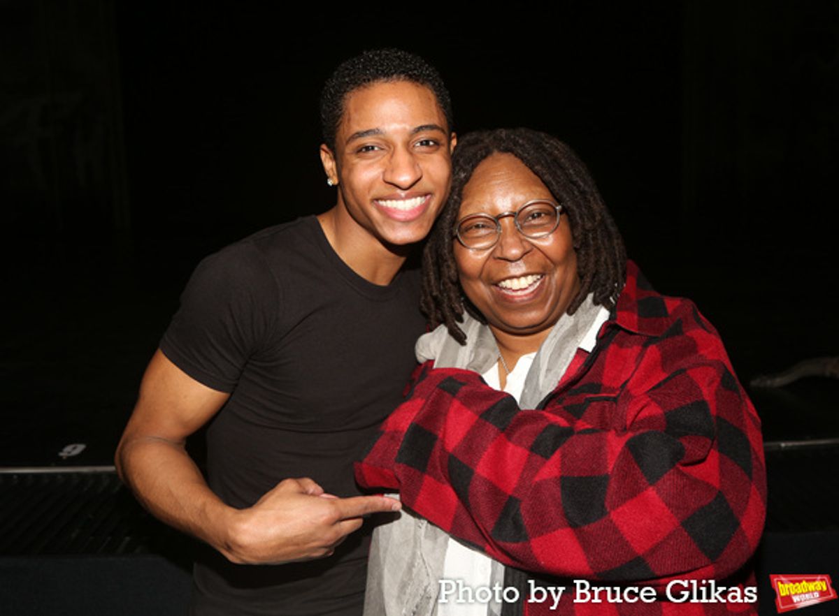 Myles Frost and Whoopi Goldberg at 