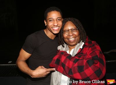 Myles Frost and Whoopi Goldberg Photo