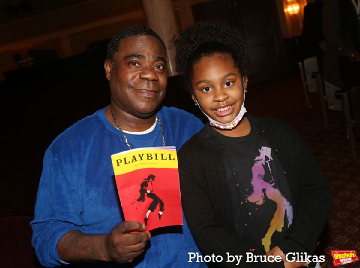 Tracy Morgan and daughter Maven Sonae Morgan at 