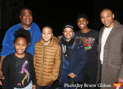 Maven Sonae Morgan, father Tracy Morgan, Christian Wilson, Devin Trey Campbell, Tavon Photo