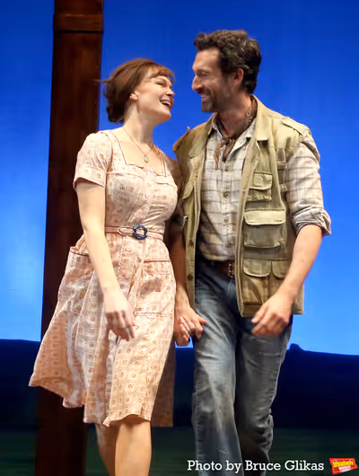 Kate Baldwin and Aaron Lazar Photo