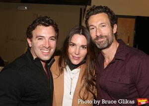 Jarrod Spector, Kelli Barrett and Aaron Lazar Photo