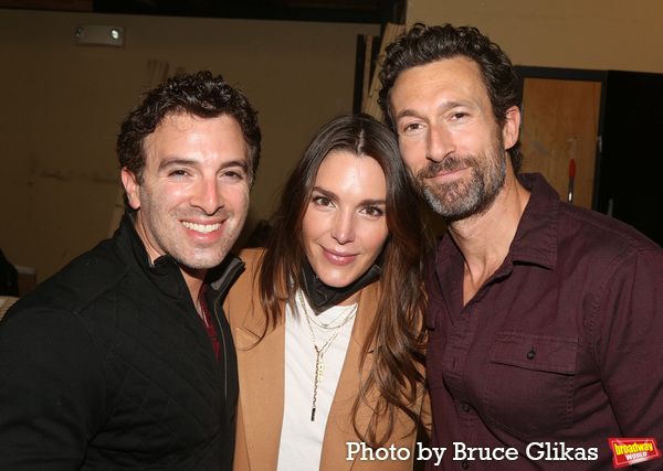 Jarrod Spector, Kelli Barrett and Aaron Lazar Photo