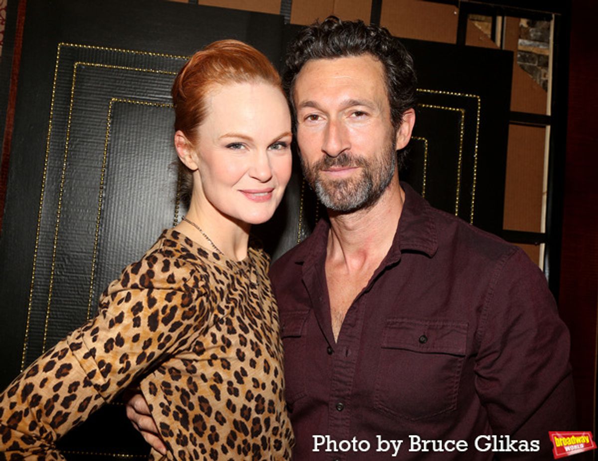 Kate Baldwin and Aaron Lazar at 