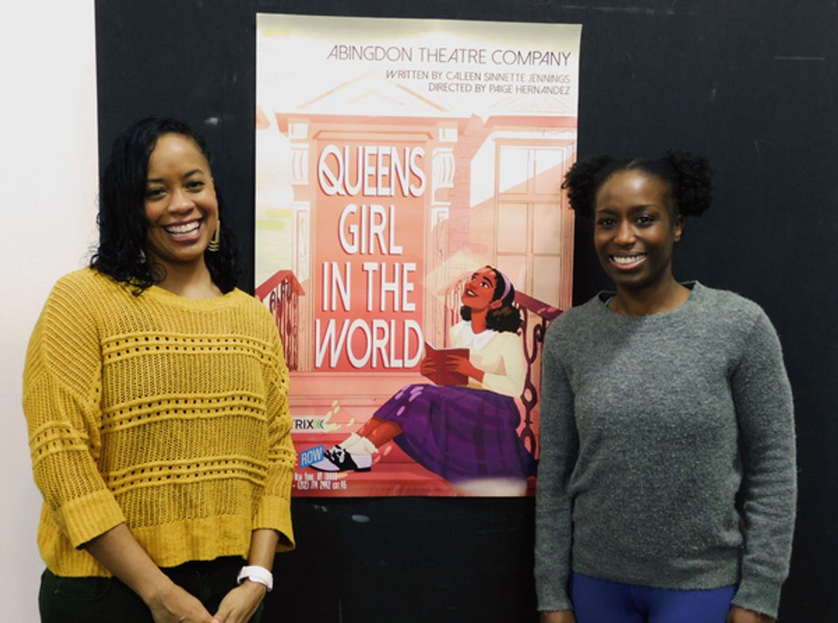 Felicia Curry and Paige Hernandez  at 