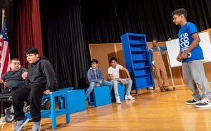 Nehemiah Gilbert, Yans Martinez Gomez, Uri Gonzalez, Jonathan Taylor, Richard Bradford, and Brandon Taveras Fidel @ BroadwayWorld Nehemiah Gilbert, Yans Martinez Gomez, Uri Gonzalez, Jonathan Taylor, Richard Bradfor Photo