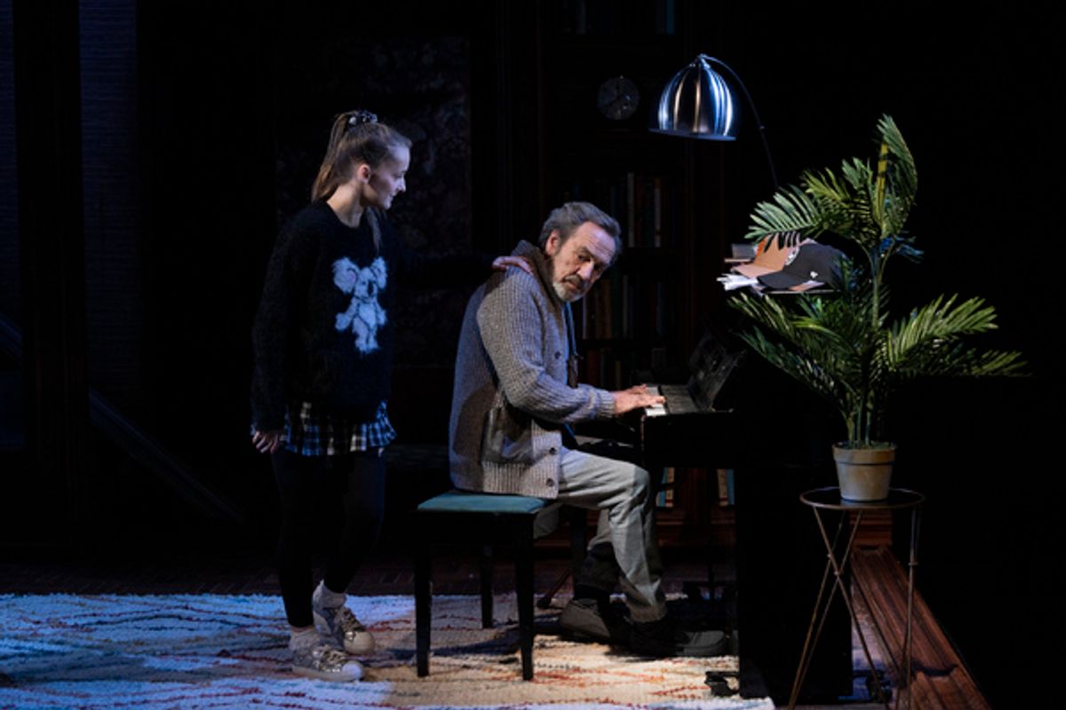 Charlotte Pourret Wythe, Robert Lindsay at 