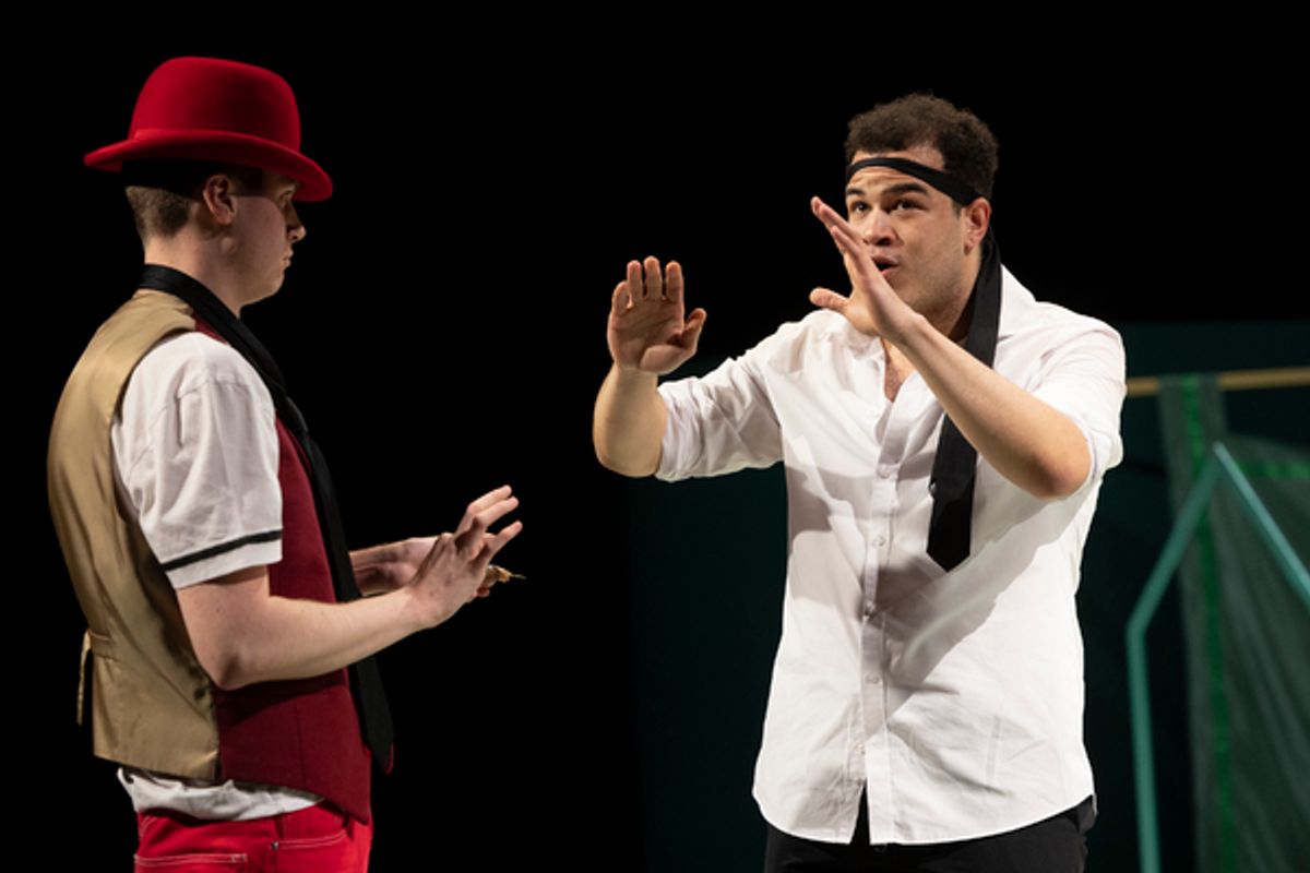 Curtis Callier and Kiren Kebaili-Dwyer at Photos: First Look at Jude Christian and Tinuke Craig's Retelling of HAMLET