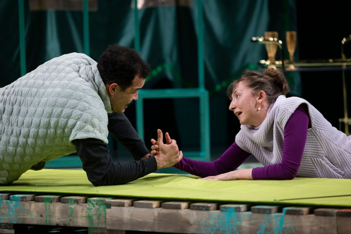 Kiren Kebaili-Dwyer , Chanel Waddock at Photos: First Look at Jude Christian and Tinuke Craig's Retelling of HAMLET