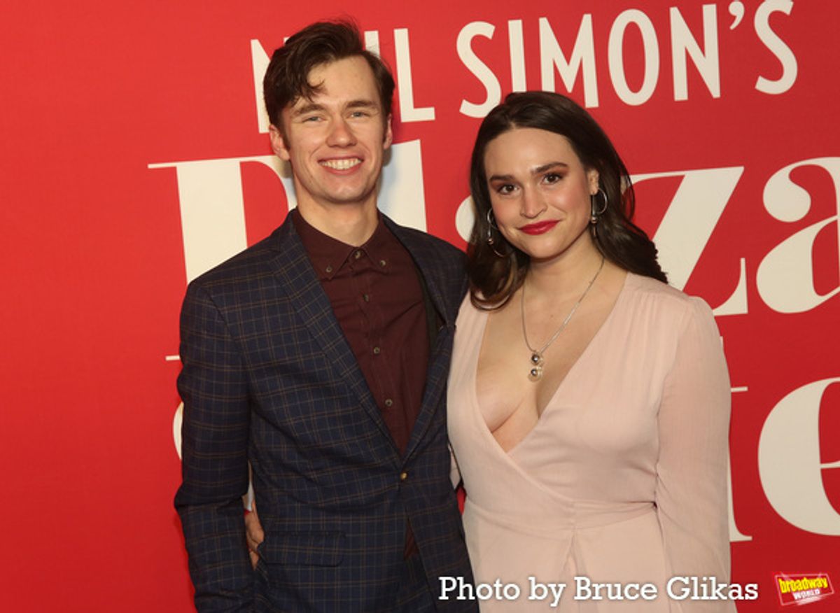 Eric Weigand and Isabella Pask at Photos: PLAZA SUITE Company Walks the Red Carpet on Opening Night